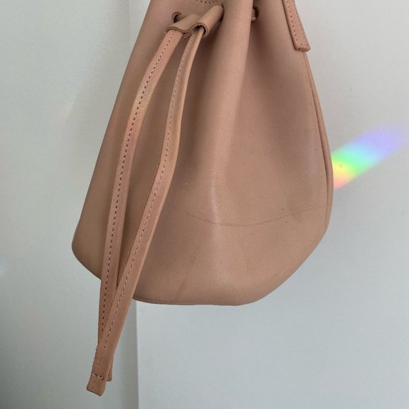 Pink Leather Primecut Bucket Bag - Picture 4 of 4